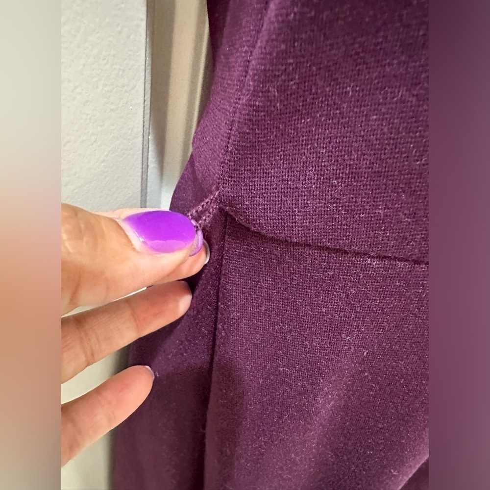 Calvin Klein Purple Black Belted Dress (NO BELT) - Picture 8 of 10